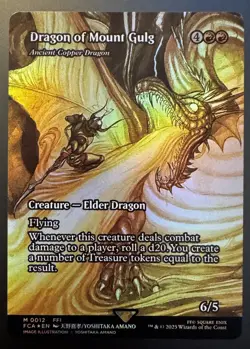 Dragon of Mount Gulg (0012) Ancient Copper Dragon (Showcase) Final Fantasy-Foil - Image 1