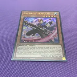 Yugioh Artmage Graflare DUAD-EN010 Duelist's Advance 1st Edition NM - Image 2