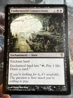 1x Underworld Connections DD Jace vs. Vraska LP MTG Magic the Gathering x1 MKE - Image 1