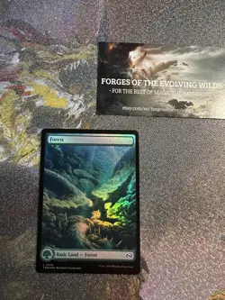 Forest 0276 Full Art Foil Tarkir: Dragonstorm TDM - Image 1