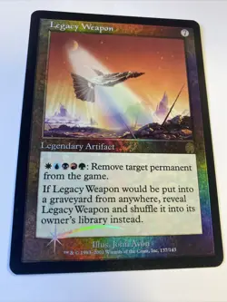 Legacy Weapon NM Foil English Apocalypse Magic Card MTG Card Tracked Shipping - Image 1