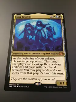 MTG Double Masters #218 Sen Triplets NM - Image 1