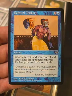 MTG Mirage Political Trickery Never Played Nm - Image 1