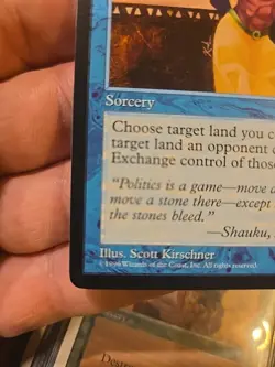 MTG Mirage Political Trickery Never Played Nm - Image 5