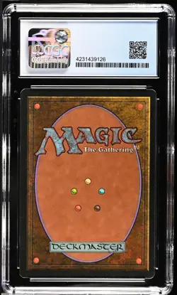 WORMS OF THE EARTH The Dark Rare Reserved List CGC 9 MTG [Nostalgium] - Image 2