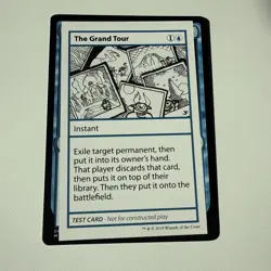 THE GRAND TOUR - MYSTERY BOOSTER TEST CARD - MTG - MAGIC - NM - Image 1