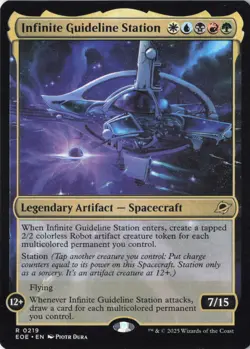 Infinite Guideline Station Edge of Eternities Regular - NM #219 MTG EOE - Image 1