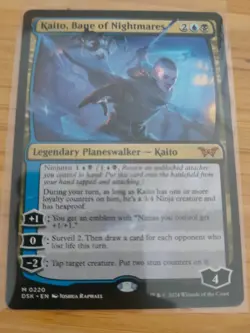 MTG Kaito, Bane of Nightmares 0220 Duskmourn M/NM Free UK P&P - Image 1