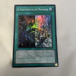 YUGIOH Pantheism of the Monarchs SR01-EN023 SUPER RARE 1st Edition Foreign La - Image 1