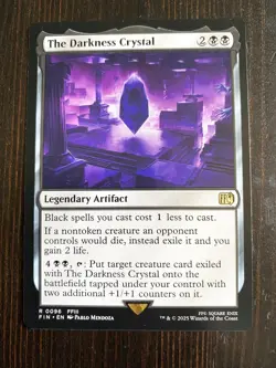 The Darkness Crystal - Magic the Gathering Final Fantasy 0096 Non-Foil NM - Image 1