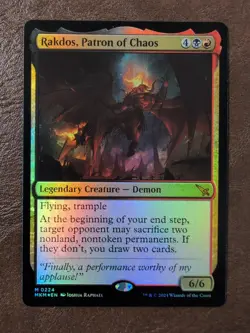 Rakdos, Patron of Chaos Murders at Karlov Manor Foil - Image 1