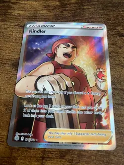 Pokemon TCG: Kindler 170/172 Brilliant Stars Full Art Trainer Full Art Gallery - Image 1