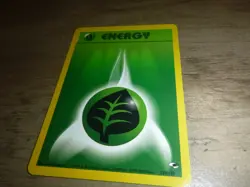 POKEMON Gym Heroes ENERGY Green Grass 129/132 Card - Image 1
