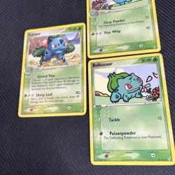 Bulbasaur 45/100 Ivysaur 34/100 35/100 EX Crystal Guardians Pokemon Card MP 3 - Image 2