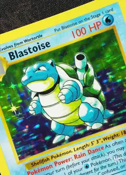 1999 POKEMON BASE SET UNLIMITED 2/102 BLASTOISE RARE HOLO - Image 2
