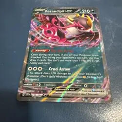 Pokemon Scarlet & Violet: Shrouded Fable Fezandipiti ex Foil Double Rare #38 - Image 1