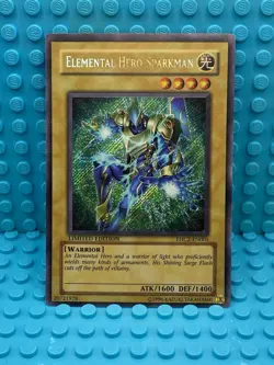 Yugioh! Elemental Hero Sparkman Secret Rare EHC2-EN001 MP - Image 1