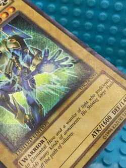 Yugioh! Elemental Hero Sparkman Secret Rare EHC2-EN001 MP - Image 4