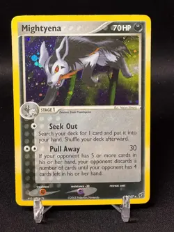 Pokemon Mightyena #12/107 Holo Rare - 2005 EX Deoxys - Image 1