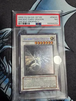 Yu-Gi-Oh Ancient Fairy Dragon ANPR-EN040 Ghost Rare 1st Edition PSA 7 - Image 2