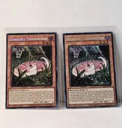 2x Danger!U TsuchinokoU 1st Edition Secret Rare RA04-EN027 Yu-Gi-Oh! Nm - Image 1