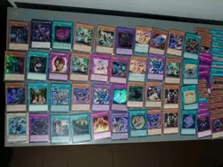 Yugioh 80 Card lot bundle includes rareU shiny stuff, exact as pictured YUG18 - Image 1