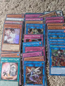 assorted Yu-Gi-Oh cards Many multiples Some rare(ish) - Image 1