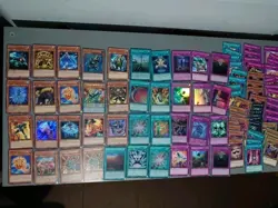 Yugioh 80 Card lot bundle includes rareU shiny stuff, exact as pictured YUG16 - Image 1