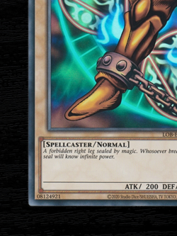 Yu-Gi-Oh Right Leg of the Forbidden One LOB-EN120 25th Anniversary Ultra Rare EU - Image 5
