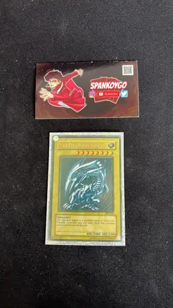 Blue-Eyes White dragon SDK-001 - Faded Error (Misprint) - Yu-Gi-Oh! Card - Image 1