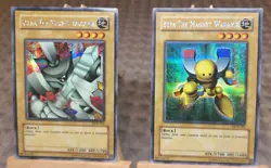 Alpha & Beta the Magnet Warrior DOR-001 DOR-002 Secret Rare Yugioh Cards - Image 1