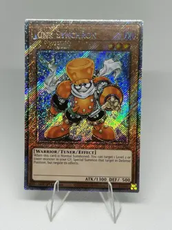 Yu-Gi-Oh! Junk Synchron RA03-EN028 Platinum Secret Rare 1st Edition NM-Mint - Image 1