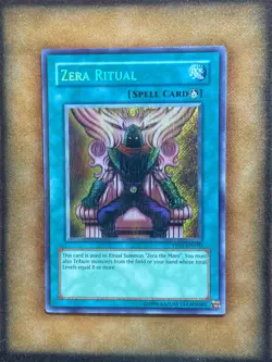 Yugioh Zera Ritual PP01-EN010 Secret Rare LP - Image 1