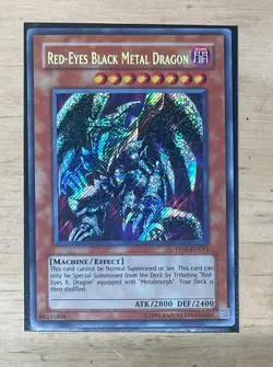 Yu-Gi-Oh Red-Eyes Black Metal Dragon PP01-EN015 Unlimited Edition Secret Rare - Image 1
