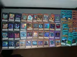 Yugioh 80 Card lot bundle includes rareU shiny stuff, exact as pictured YUG7 - Image 1
