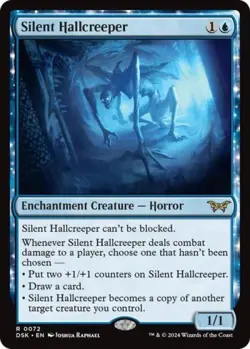 NM Foil R - Silent Hallcreeper: Duskmourn: House of Horror - Image 1
