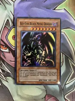 PP01-EN015 Red-Eyes Black Metal Dragon Super Rare Unl Edition NM Yugioh Card - Image 1
