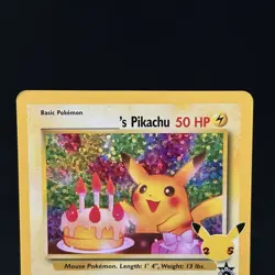 Pokemon Card SWSH #24 Celebrations ____ s Pikachu Birthday Classic Collection N1 - Image 2