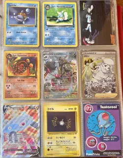Vintage Pokemon Card Collection - No Binder Lot 5 Pages - Holo - Modern LP/NM - Image 3