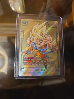 Son Goku FB05-119 Gold Secret Rare Dragon Ball Manga Booster Card Fusion World - Image 4