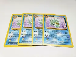 Set Of 4 Fossil Set Seadra LP Pokemon Card 42/62 4x x4 Deck Building - Image 1