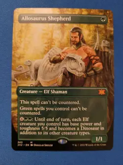 Allosaurus Shepherd NM Double Masters 2022 Borderless Regular Card MTG - Image 1