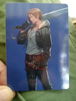 Squall, SeeD Mercenary Art Card, #47, Art Series: FINAL FANTASY, S - NM - Image 1
