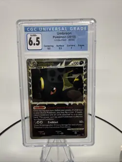 Umbreon 2010 Undaunted 86/90 Holo Pokemon Card CGC - Image 2