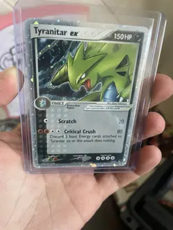 Vintage Pokemon TCG Card Lot Rayquaza, Groudon, Tyranitar All Lp - Image 2