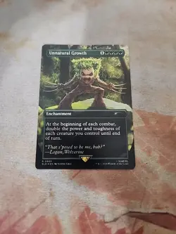 Unnatural Growth Rainbow Foil Secret Lair MTG NM - Image 1