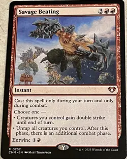 Savage Beating Commander Masters Regular - Image 1