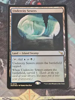 Undercity Sewers - MTG MKM #270 Rare - Murders at Karlov Manor - FOIL NM - Image 1