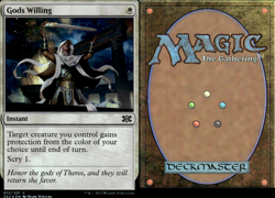 Magic the Gathering -MTG- Foil Gods Willing - Image 1