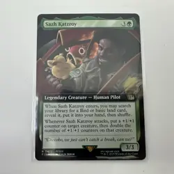 Sazh Katzroy Borderless Rare Regular Final Fantasy MTG NM - Image 1
